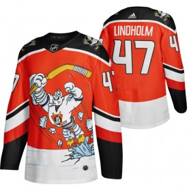 Anaheim Ducks Hampus Lindholm 47 2020-21 Reverse Retro Alternatief Authentic Shirt - Mannen